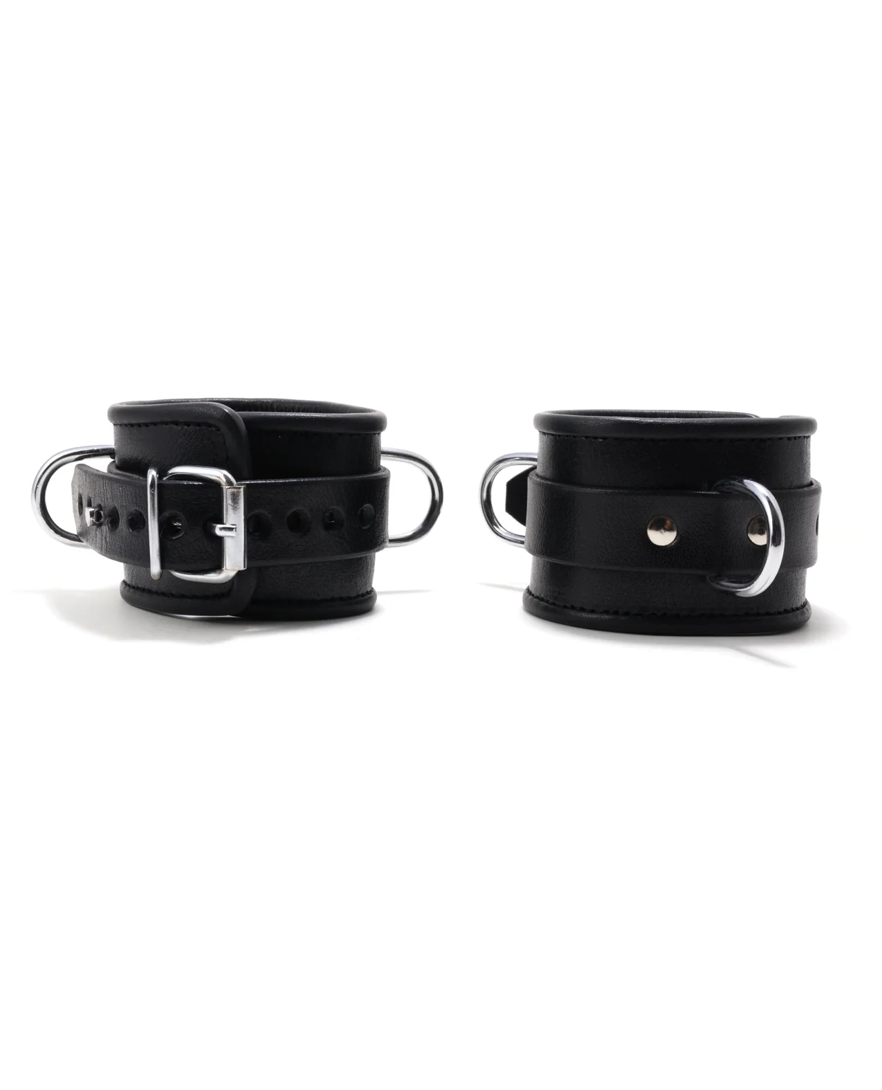665 Padded Locking Wrist Restraint - Black - Image 3