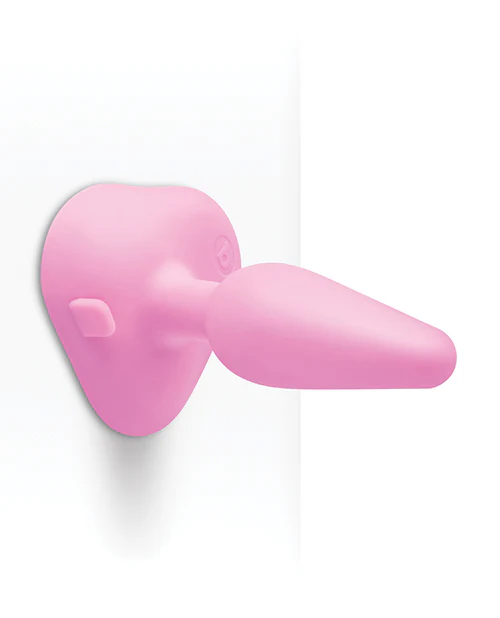 b-Vibe Beginner's Vibrating Tapered Butt Plug - Pink - Image 6