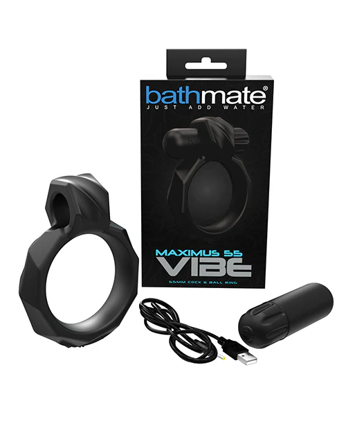 Bathmate Maximus Vibe 55 Cock Ring - Black - Image 6