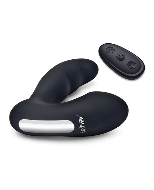 Blue Line Vibrating Prostate Prober w/Remote - Black - Image 5