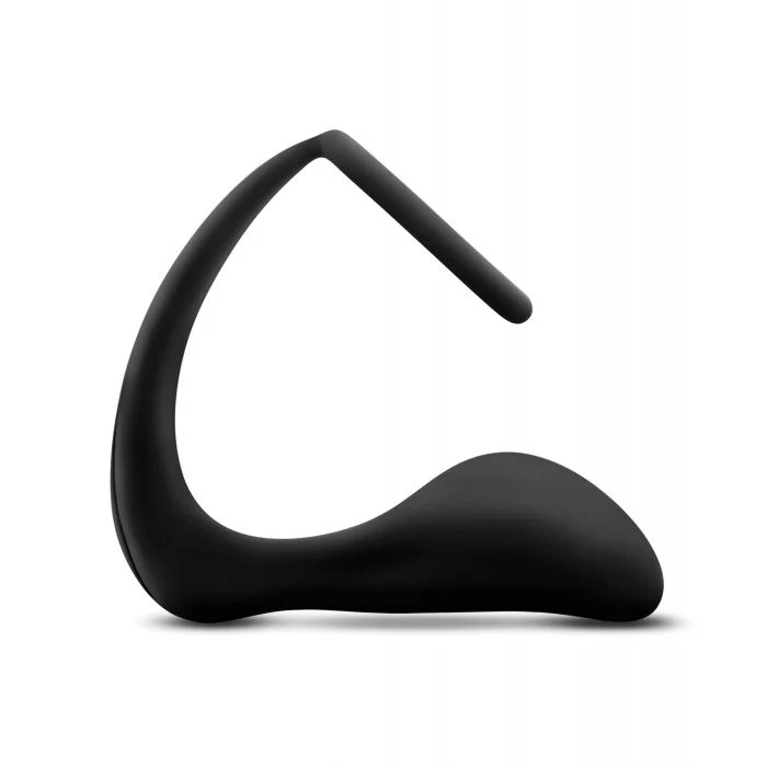 Blush Anal Adventures Silicone Cock Ring Plug Black - Image 6