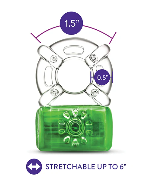 Blush Play With Me - Pleaser Rechargeable C-Ring - Neon Green - Image 3