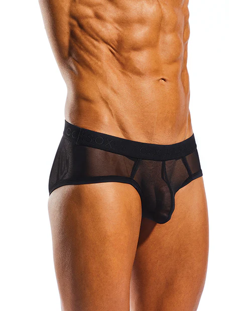 Cocksox Mesh Contour Pouch Sports Brief Nero XL Pro - Image 5