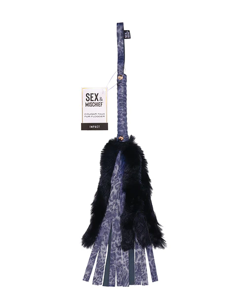 Cougar Faux Fur Flogger - Image 3