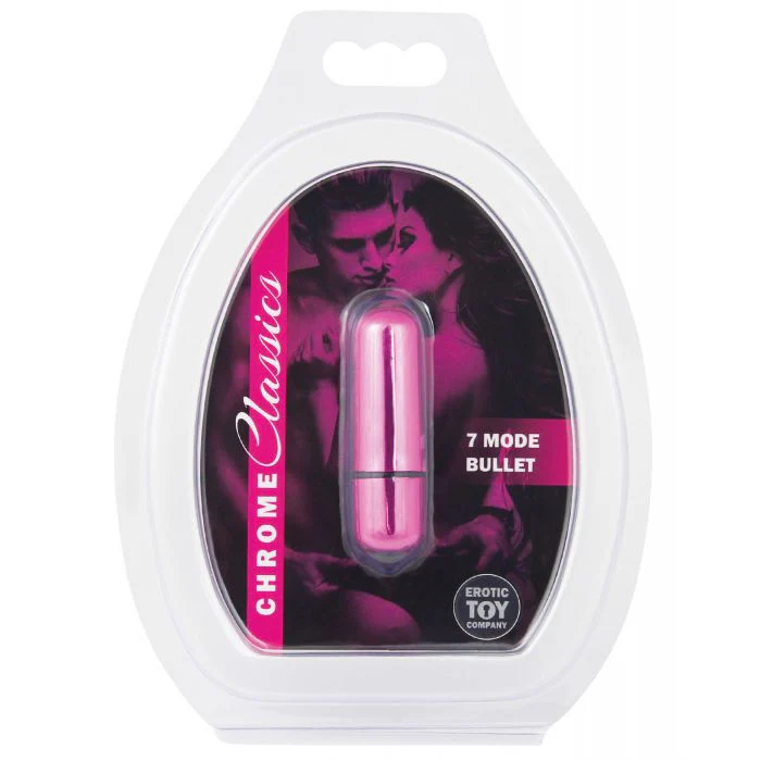 Chrome Classics Bullet Vibe 7 Mode Pink Waterproof ABS - Image 4