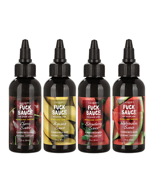 Fuck Sauce Flavored Water Based Personal Lubricant Variety 4 Pack - 2 oz Each - Image 4