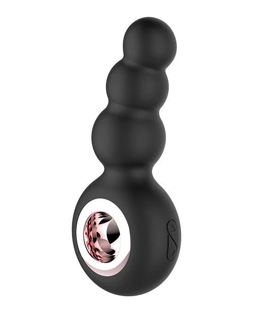 Gender Fluid Quiver Anal Ring Bead Vibe - Black - Image 3