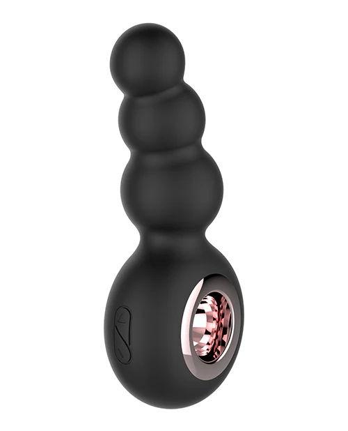 Gender Fluid Quiver Anal Ring Bead Vibe - Black - Image 4