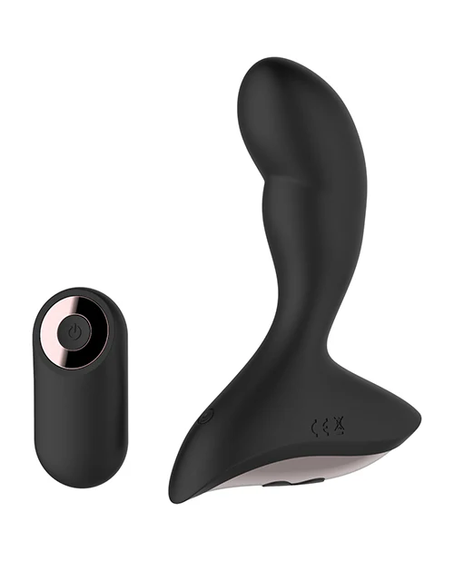 Gender Fluid Rumble Anal Vibe w/Remote - Black - Image 5