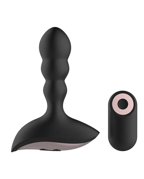 Gender Fluid Shake Anal Vibe w/Remote - Black - Image 4