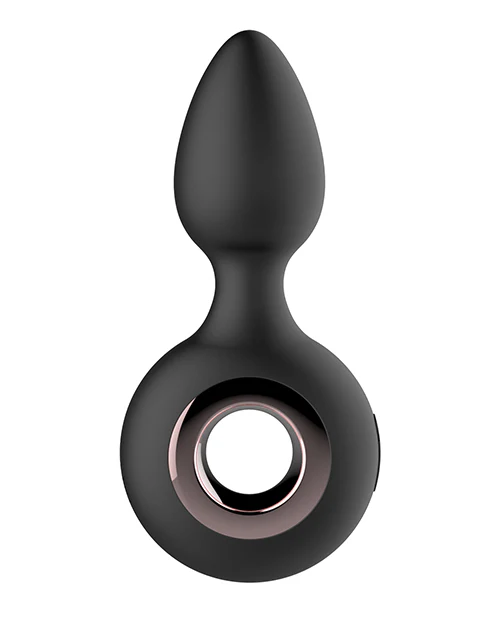 Gender Fluid Tremor Ring Plug Anal Vibe - Black - Image 5