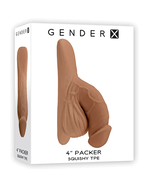 Gender X 4" Packer - Tan - Image 6