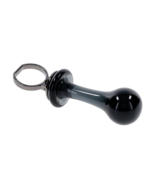 Gender X Blow Pop Glass Anal Plug Black Sleek Nonporous - Image 5