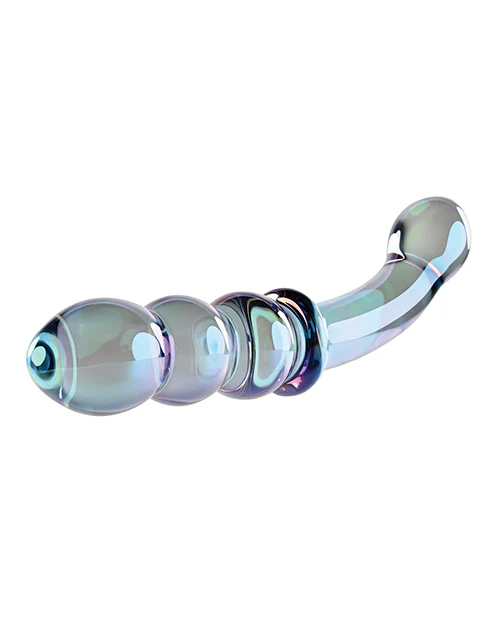 Gender X Lustrous Galaxy Wand Glass Massager Green - Image 4