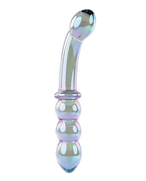 Gender X Lustrous Galaxy Wand Glass Massager Green - Image 6