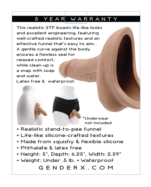 Gender X Silicone Stand To Pee - Medium - Image 4