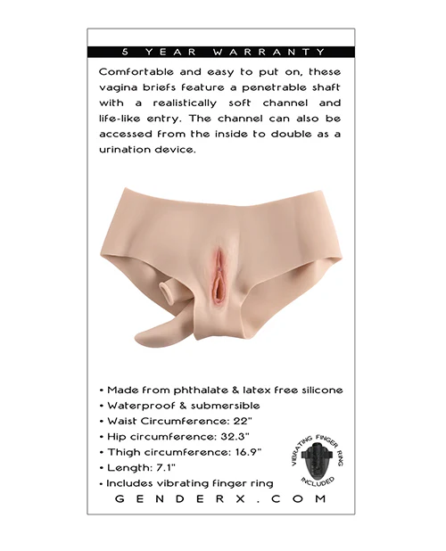 Gender X Vagina Briefs Undergarments - Light - Image 7