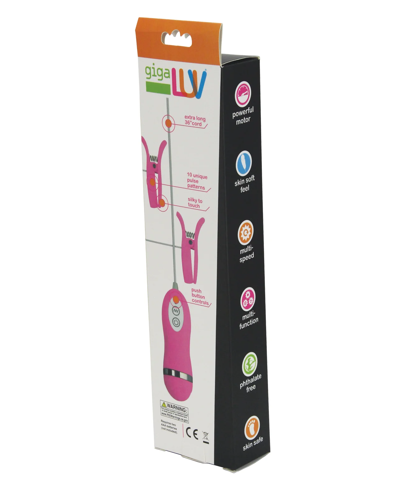 GigaLuv Vibro Clamps - 10 Functions Pink - Image 3