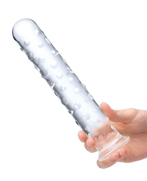 Glas 10" Extra Large Glass Dildo - Clear - Image 4