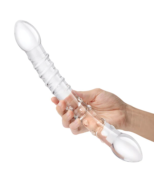 Glas 12" Double Trouble Dildo - Image 3