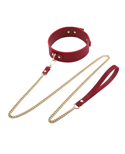 Kinky Play Box Federico Luxurious Leather Restraint Kit - Red - Image 5