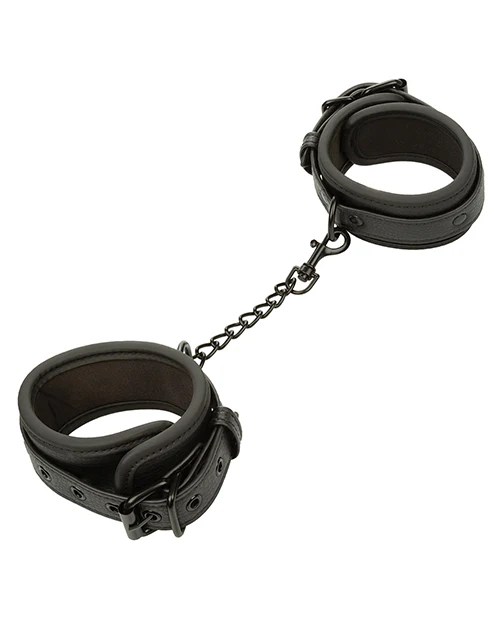 Nocturnal Collection Adjustable Ankle Cuffs - Black - Image 5