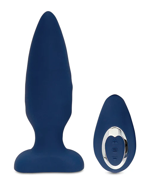 Nu Sensuelle Andii Vertical Roller Motion Butt Plug - Navy - Image 4