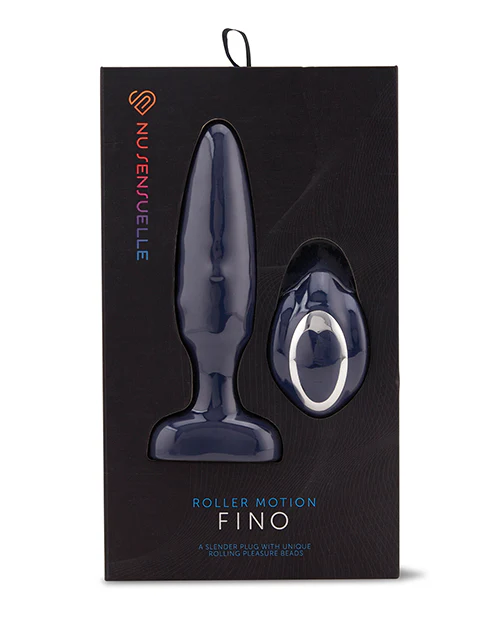Nu Sensuelle Fino Roller Motion Plug - Navy Blue - Image 6