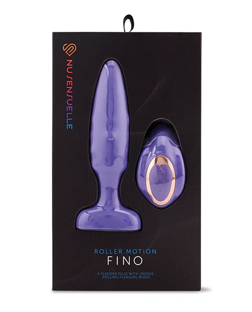 Nu Sensuelle Fino Roller Motion Plug - Ultra Violet - Image 4
