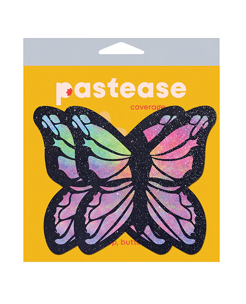 Pastease Coverage Twinkle Velvet Butterfly Rainbow One Size - Image 3