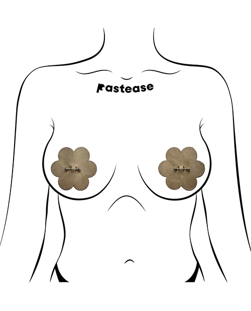 Pastease Pierced Pasties With Barbell Piercing Nude - Image 4