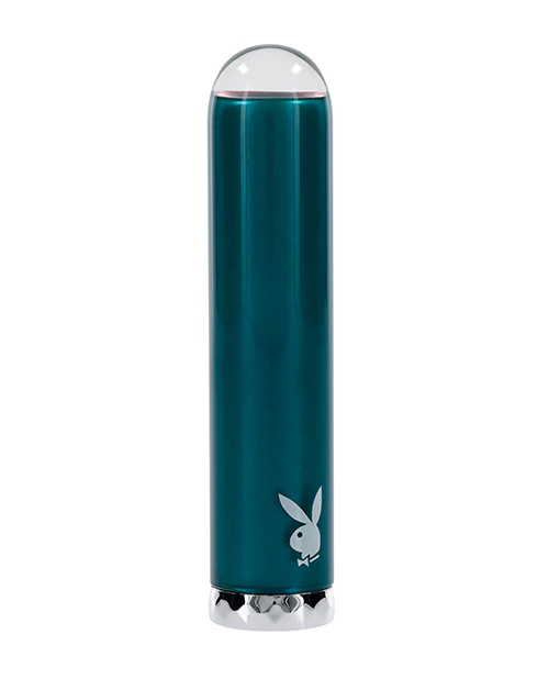 Playboy Pleasure Emerald Bullet Vibrator - Deep Teal - Image 3