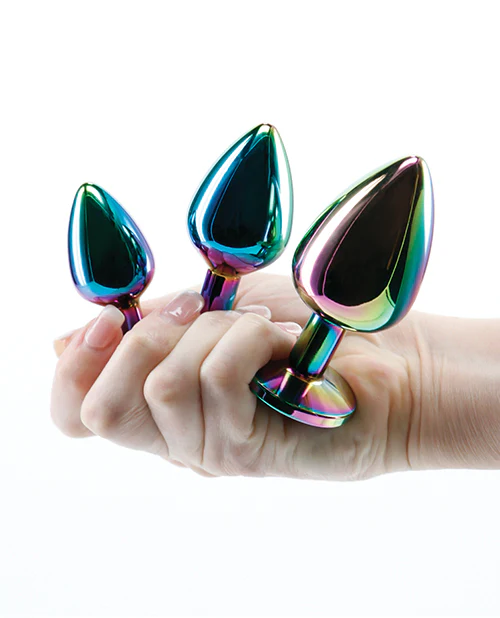 Rear Assets Rainbow Gem Anal Trainer Kit - Multi Color - Image 3