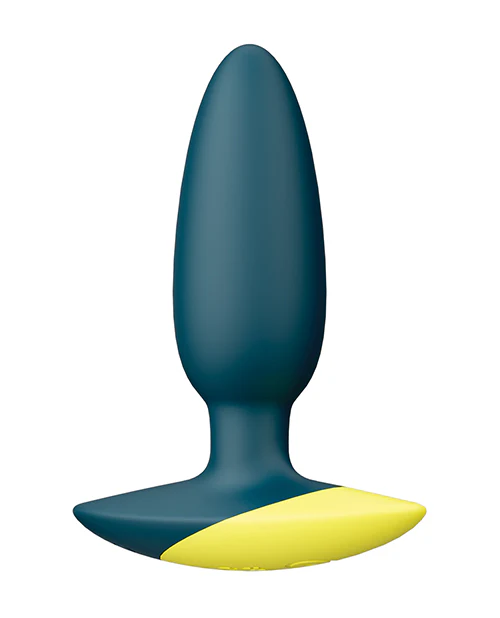 ROMP Bass Vibrating Anal Plug - Teal - Image 4