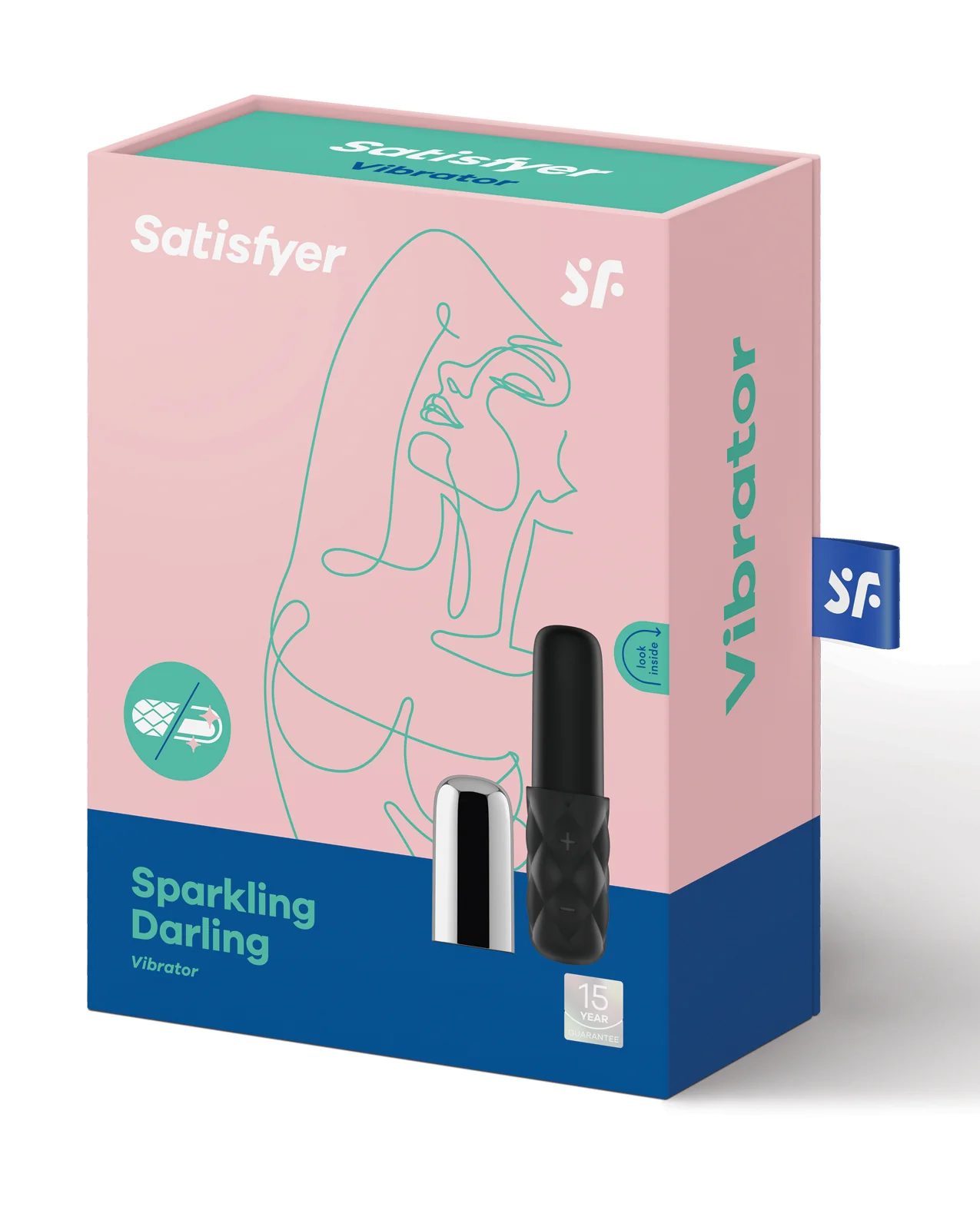 Satisfyer Mini Sparkling Darling - Black/Silver - Image 3