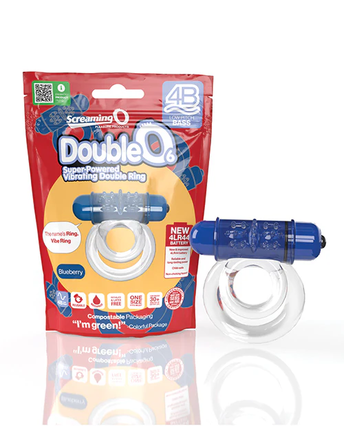 Screaming O 4B Double O 6 Blueberry Vibrating Ring Pro - Image 4