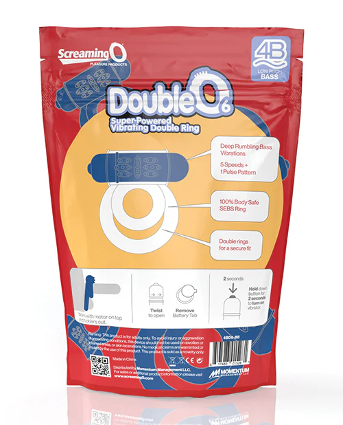 Screaming O 4B Double O 6 Blueberry Vibrating Ring Pro - Image 5