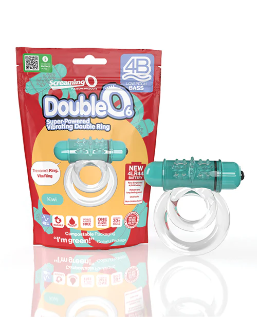 Screaming O 4B DoubleO 6 Kiwi Waterproof Vibrating Ring - Image 3