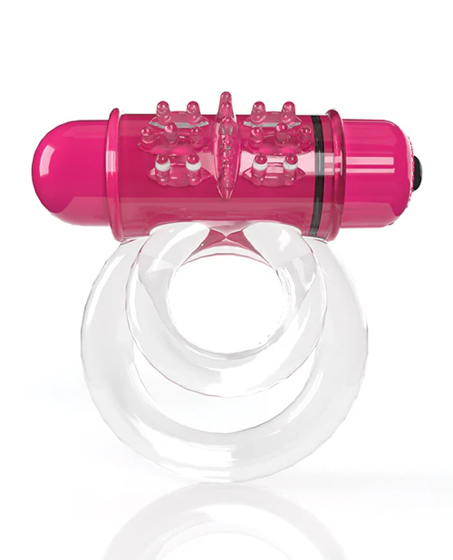 Screaming O 4B Double O 6 Strawberry Vibrating Ring 5 Speeds - Image 3