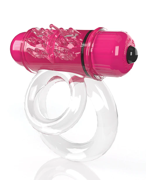 Screaming O 4B Double O 6 Strawberry Vibrating Ring 5 Speeds - Image 4