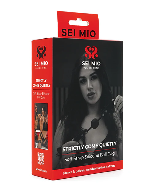 Sei Mio Strictly Come Quietly Soft Strap Silicone Ball Gage - Black - Image 4