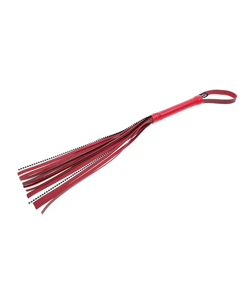 Sex & Mischief Ex's & Oh's Crystal Flogger - Red - Image 5