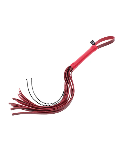 Sex & Mischief Ex's & Oh's Crystal Flogger - Red - Image 6