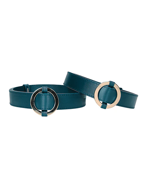 Shots Ouch Halo Thigh Cuffs - Green - Image 6