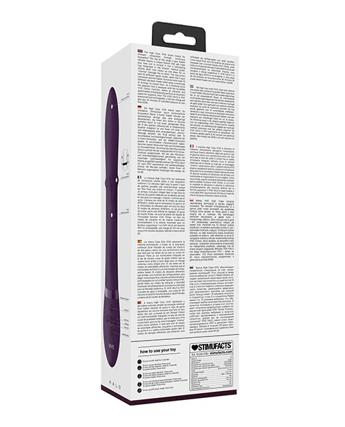 Shots Vive Halo Up & Down Ring G-Spot Rabbit - Purple - Image 3