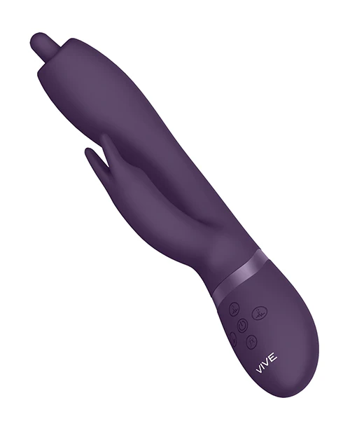 Shots Vive Nilo Pinpoint Rotating G-Spot Rabbit - Purple - Image 3