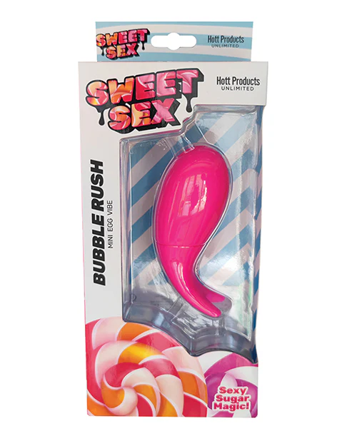 Sweet Sex Bubble Rush Mini Egg Vibe - Magenta - Image 3