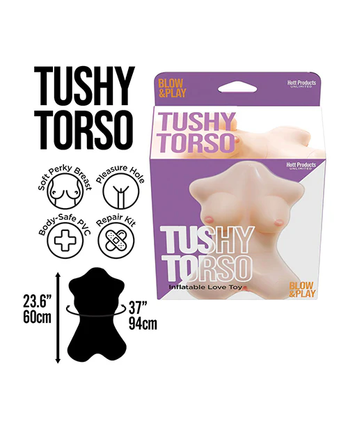 Tushy Torso Blow Up Doll With Vaginal Hole For Pleasure - Image 4