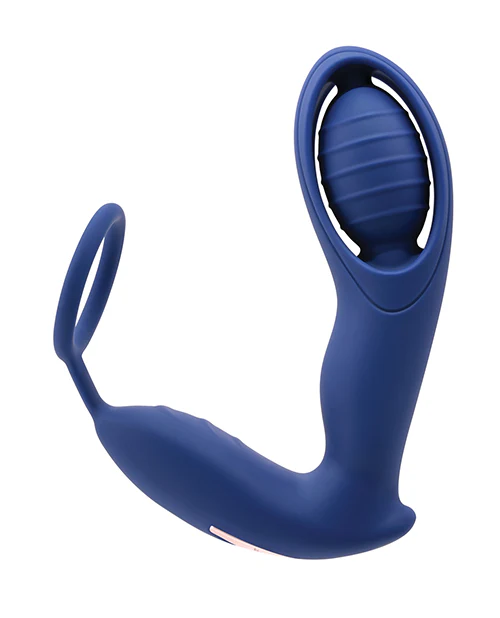 Zero Tolerance Extra Mile C Ring Vibrator - Blue - Image 3